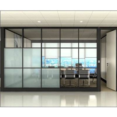 ভালো দাম Demountable Office Glass Partition Wall with 30-42dB Sound Insulation and 108mm/90mm Thickness অনলাইন