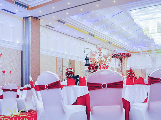 ভালো দাম 6061-টি 6 অ্যালুমিনিয়াম খাদ ফ্রেম এবং 85 মিমি বেধের সাথে উচ্চতা 6 মিটার পর্যন্ত সাউন্ডপ্রুফ সঞ্চালনযোগ্য পার্টিশন প্রাচীর অনলাইন