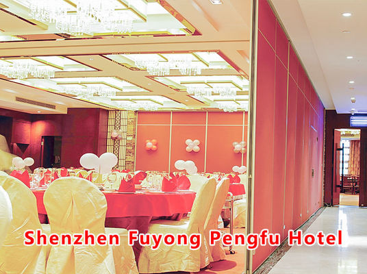 ভালো দাম Office Building Movable Sliding Acoustic Wall Panels with 304 Stainless Steel Roller and Q235 Steel Frame for Up to 18M Height অনলাইন