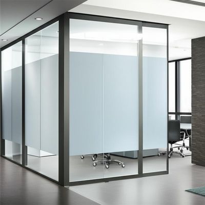 ভালো দাম Aluminum Single Glazed Glass Partition Wall with Sound Insulation and Custom Design for Modern Offices অনলাইন