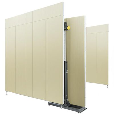 ভালো দাম OEM ODM Sound Insulation Partition Wall with 800N Jack Lifting Mechanism and 40N/m Magnetic Attraction in Melamine Finish অনলাইন