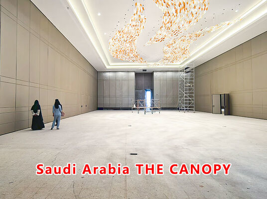 ভালো দাম 89CM পুরুত্বের মুভেবল পার্টিশন ওয়াল, 68CM পুরুত্ব এবং 800N সিলিং পাওয়ার সহ কার্যকরী পার্টিশন ওয়াল অনলাইন