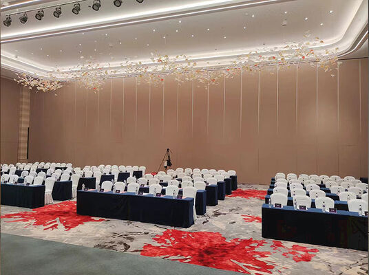 ভালো দাম Fold Away Acoustic Office Partitions with Q235 Steel Frame and 6061-T6 Profiles for Exhibition Halls অনলাইন