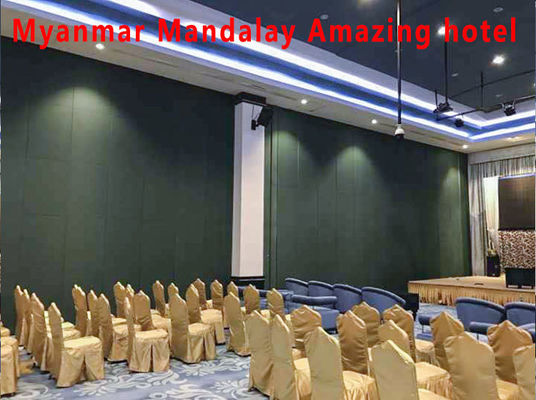 ভালো দাম Acoustic Folding Partition Wall with 6061-T6 Aluminum Frame and Q235 Steel Core for Spaces Up to 6M Height অনলাইন