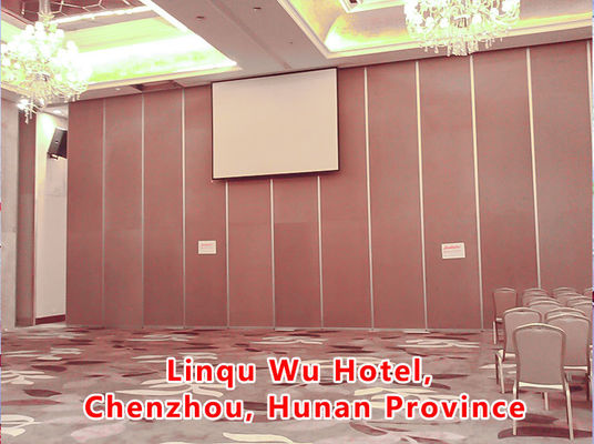 ভালো দাম Acoustic Movable Partition Wall with STC Rating 42-56dB and 6061-T6 Aluminum Frame অনলাইন