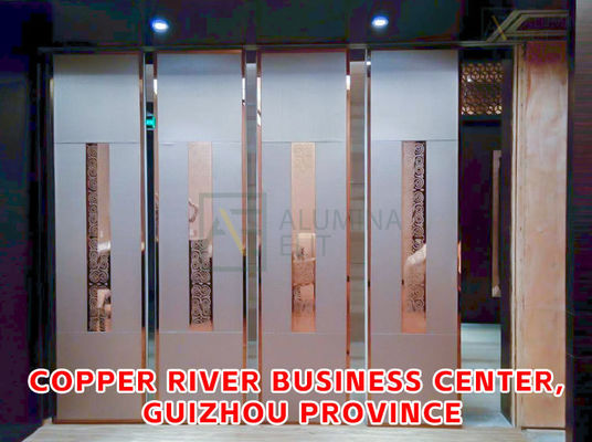 ভালো দাম কাস্টমাইজযোগ্য মাত্রা বহুমুখী স্থানগুলির জন্য অ্যালুমিনিয়াম ফ্রেম এবং এমডিএফ উপাদান সহ ভাঁজযোগ্য পার্টিশন অনলাইন