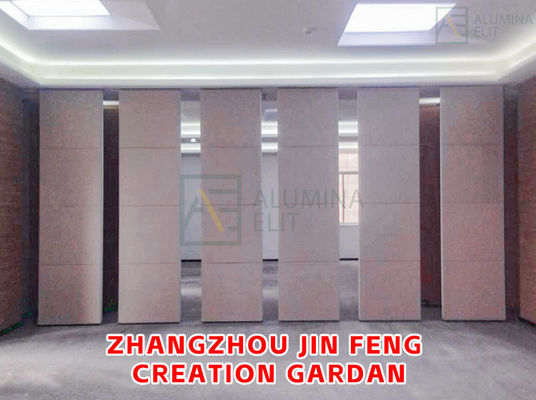 ভালো দাম সম্মেলন হলগুলির জন্য কাঠের কার্যকরী অ্যাকোস্টিক পার্টিশন ওয়াল, ১৮ মিটার পর্যন্ত উচ্চতা এবং Q235 ইস্পাত ফ্রেম সহ অনলাইন