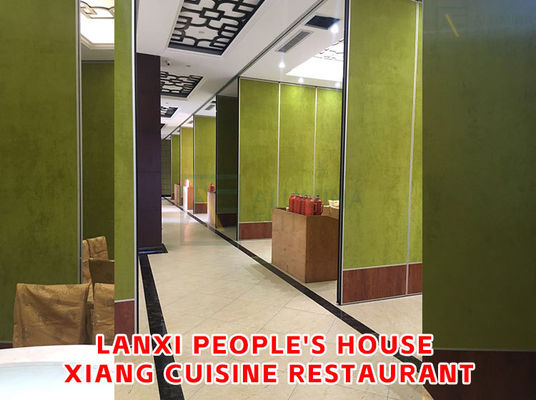 ভালো দাম Aluminum Alloy Frame Operable Partition Wall System with Stc Rating 42-56dB and Fabric Surface Finishing অনলাইন