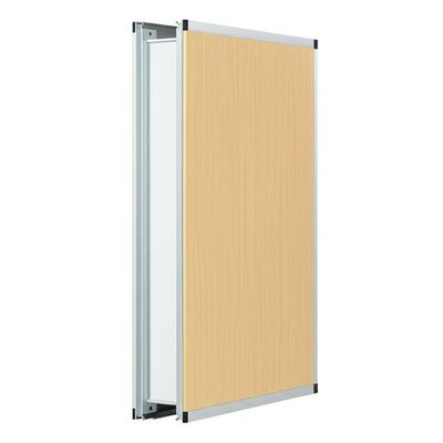 ভালো দাম Fireproofing Acoustic Partition Wall with 6061-T6 Aluminum Alloy Frame and High Pressure Laminate Board অনলাইন